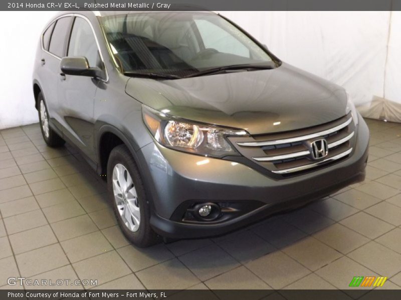 Polished Metal Metallic / Gray 2014 Honda CR-V EX-L