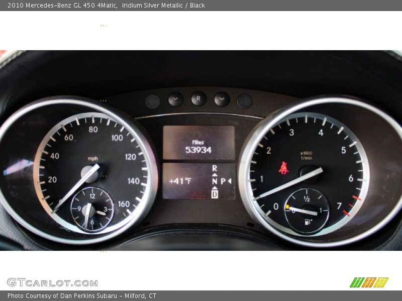 Iridium Silver Metallic / Black 2010 Mercedes-Benz GL 450 4Matic