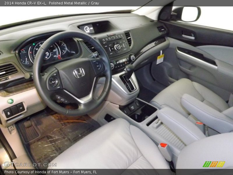 Polished Metal Metallic / Gray 2014 Honda CR-V EX-L