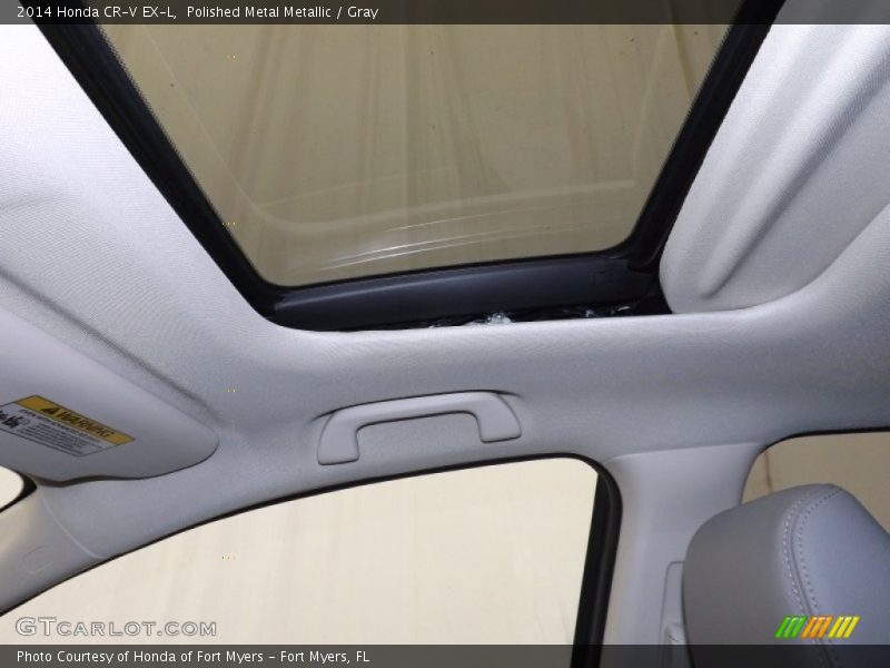 Polished Metal Metallic / Gray 2014 Honda CR-V EX-L