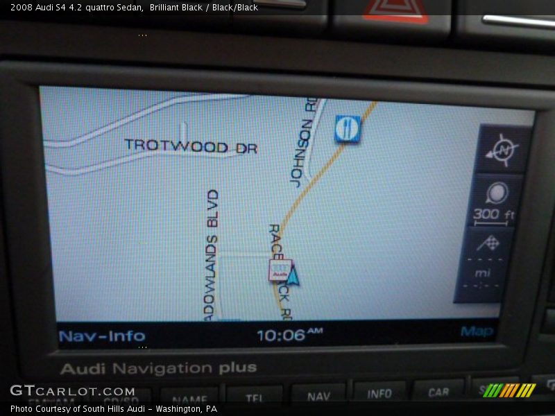 Brilliant Black / Black/Black 2008 Audi S4 4.2 quattro Sedan