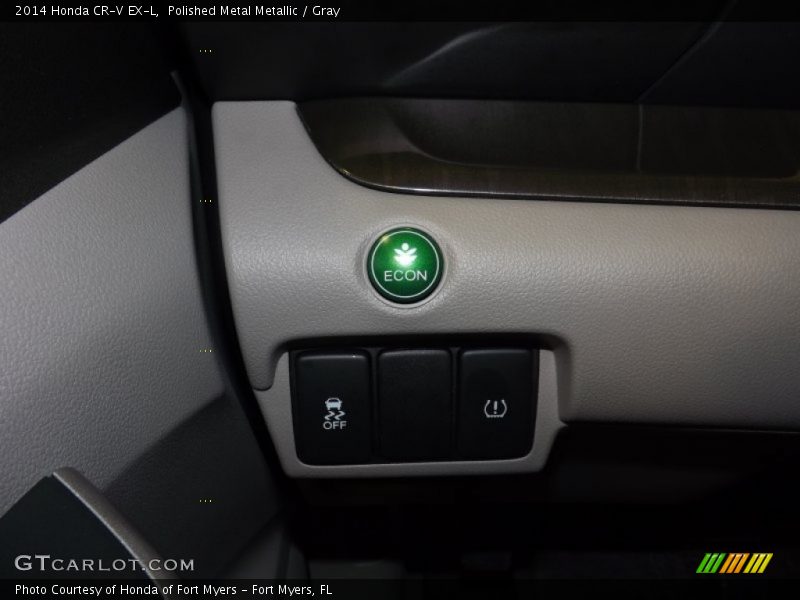Polished Metal Metallic / Gray 2014 Honda CR-V EX-L