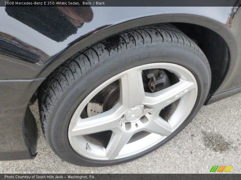 Black / Black 2008 Mercedes-Benz E 350 4Matic Sedan