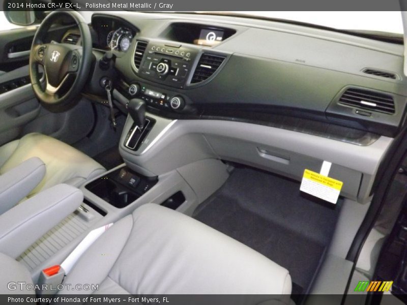 Polished Metal Metallic / Gray 2014 Honda CR-V EX-L