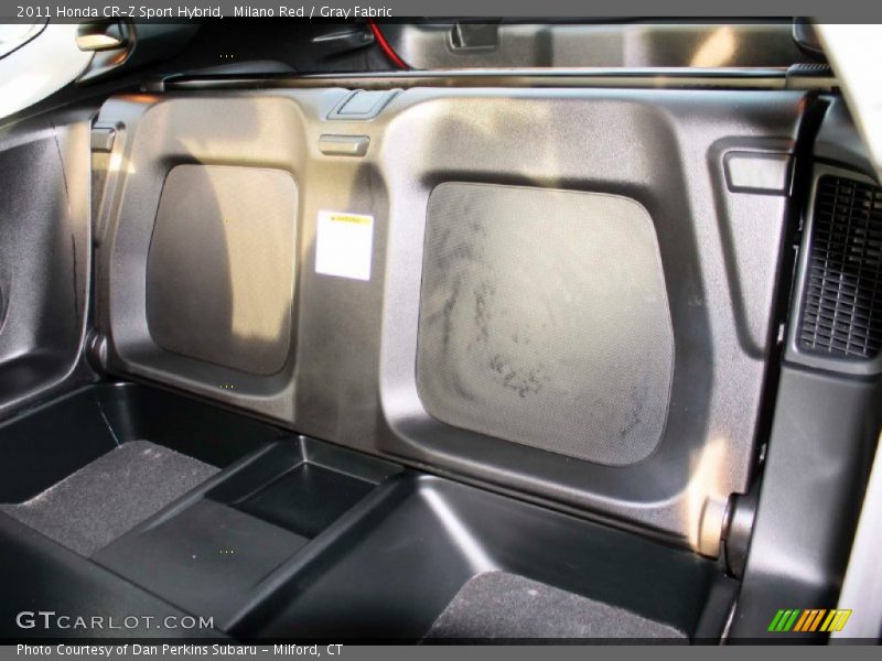 Milano Red / Gray Fabric 2011 Honda CR-Z Sport Hybrid