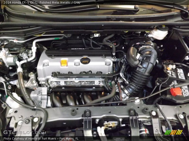 Polished Metal Metallic / Gray 2014 Honda CR-V EX-L