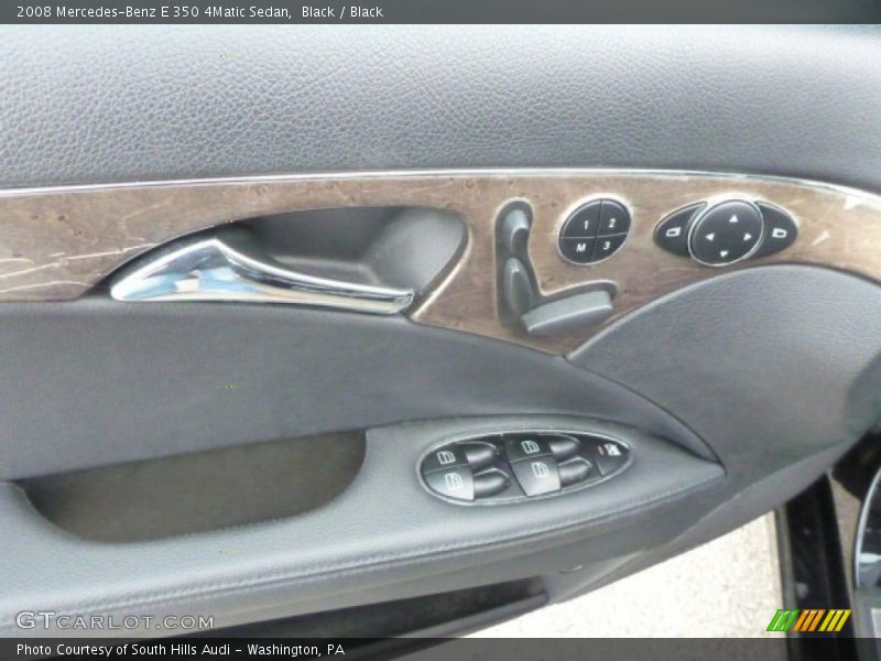 Black / Black 2008 Mercedes-Benz E 350 4Matic Sedan