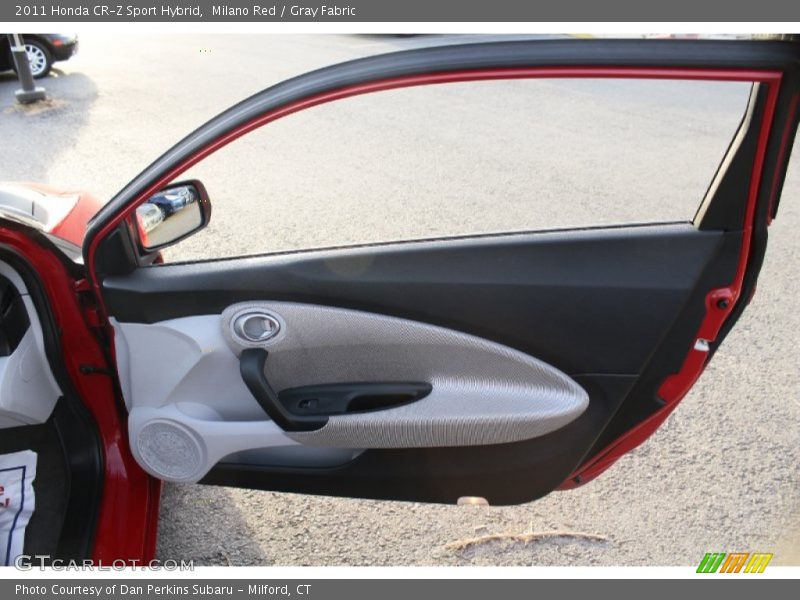 Milano Red / Gray Fabric 2011 Honda CR-Z Sport Hybrid