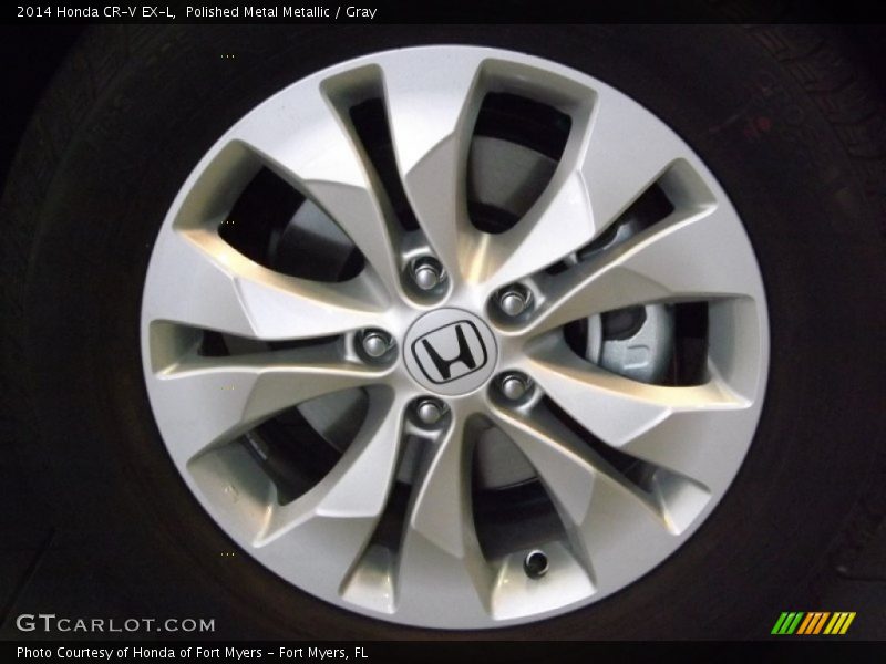 Polished Metal Metallic / Gray 2014 Honda CR-V EX-L