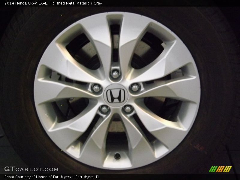 Polished Metal Metallic / Gray 2014 Honda CR-V EX-L