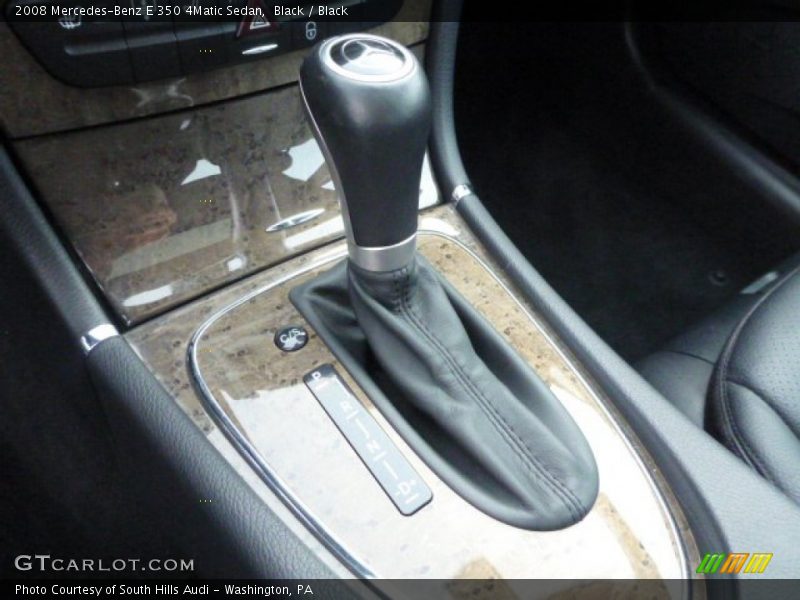 Black / Black 2008 Mercedes-Benz E 350 4Matic Sedan