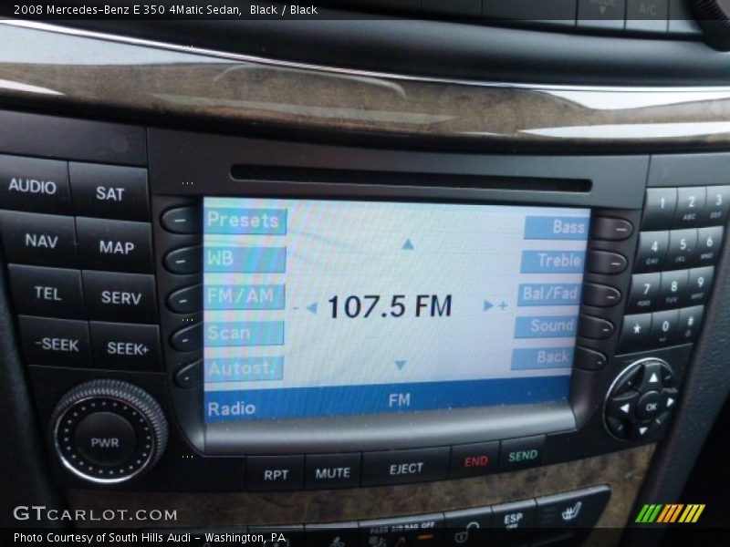Black / Black 2008 Mercedes-Benz E 350 4Matic Sedan