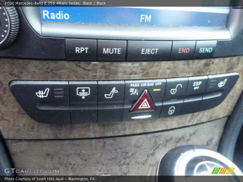 Black / Black 2008 Mercedes-Benz E 350 4Matic Sedan