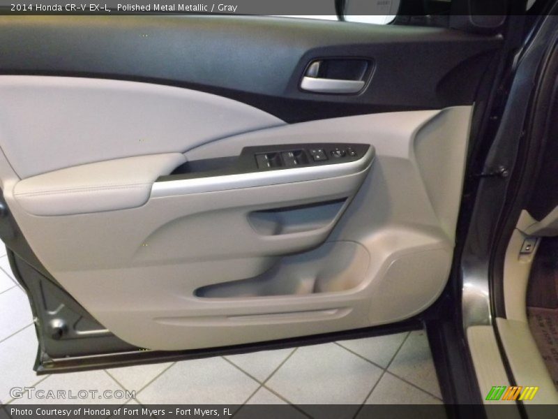 Polished Metal Metallic / Gray 2014 Honda CR-V EX-L