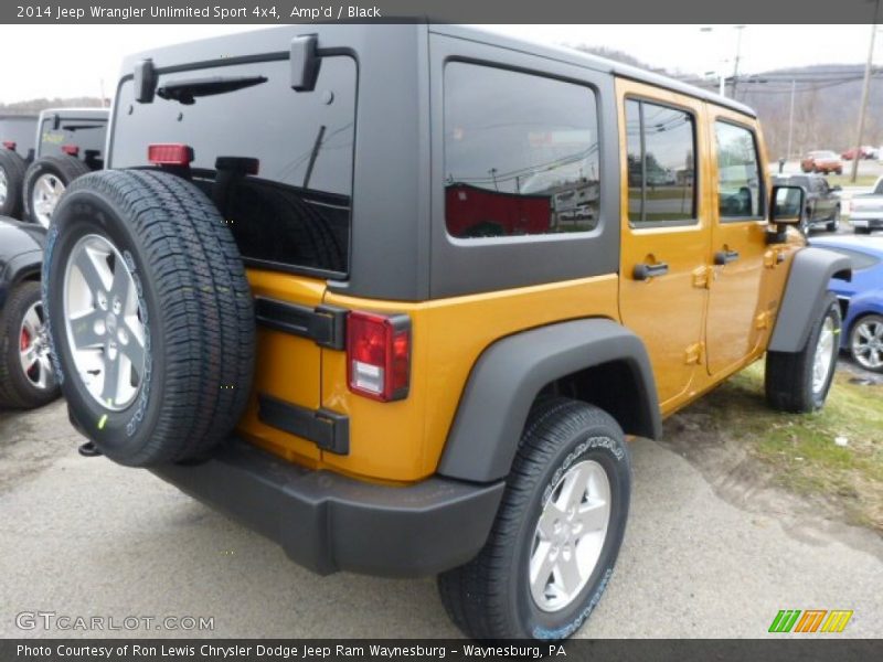 Amp'd / Black 2014 Jeep Wrangler Unlimited Sport 4x4