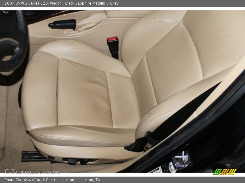 Black Sapphire Metallic / Grey 2007 BMW 3 Series 328i Wagon