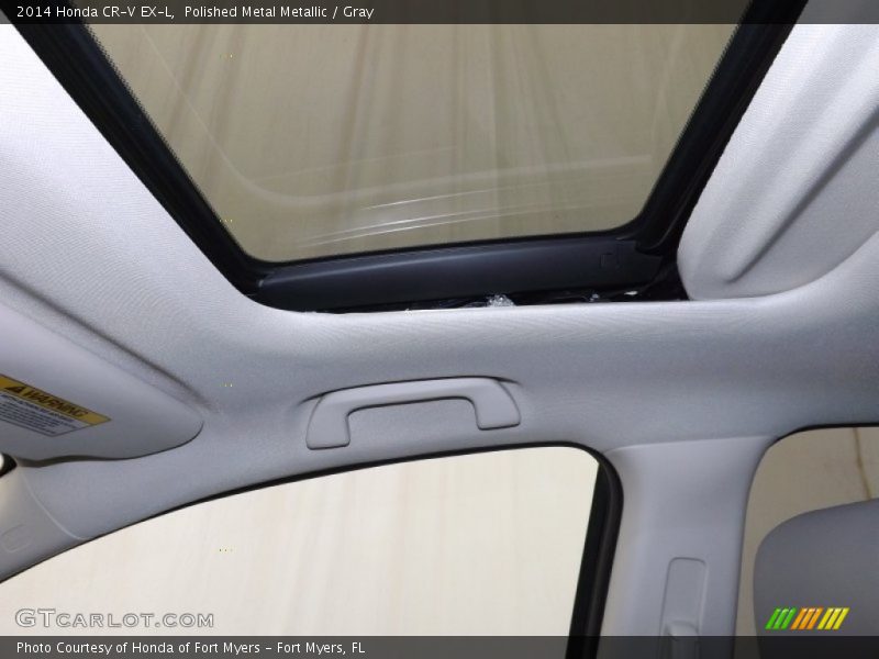 Polished Metal Metallic / Gray 2014 Honda CR-V EX-L