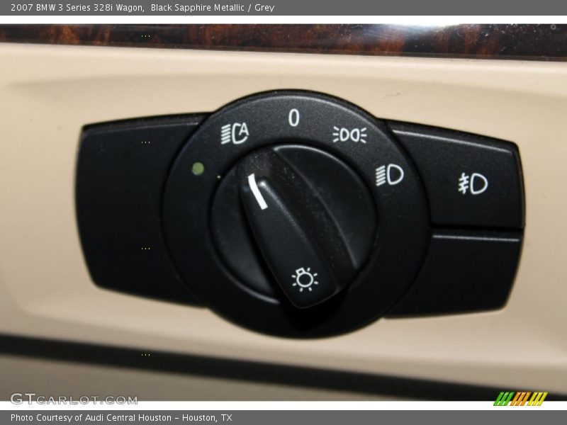 Black Sapphire Metallic / Grey 2007 BMW 3 Series 328i Wagon