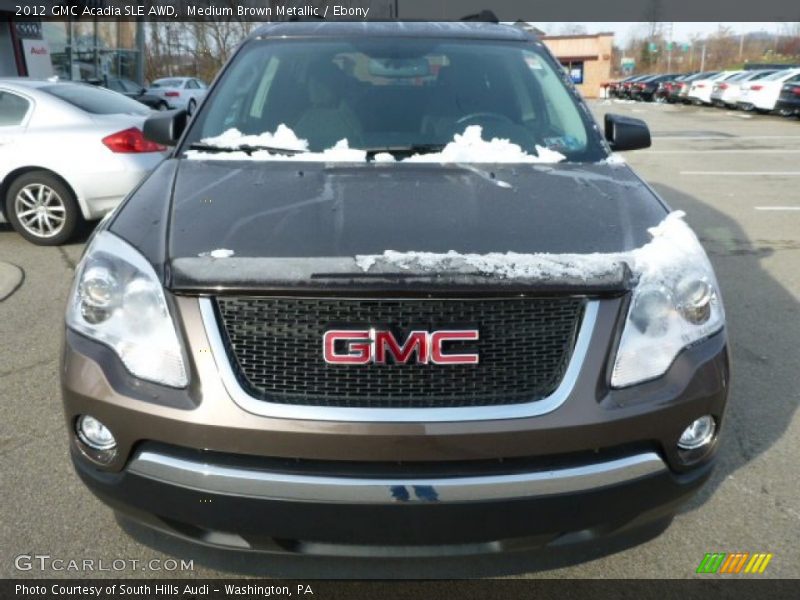 Medium Brown Metallic / Ebony 2012 GMC Acadia SLE AWD