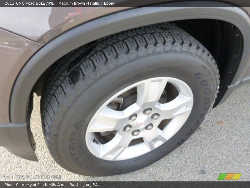 Medium Brown Metallic / Ebony 2012 GMC Acadia SLE AWD