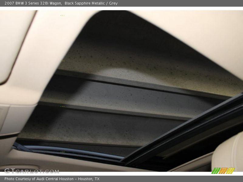 Black Sapphire Metallic / Grey 2007 BMW 3 Series 328i Wagon