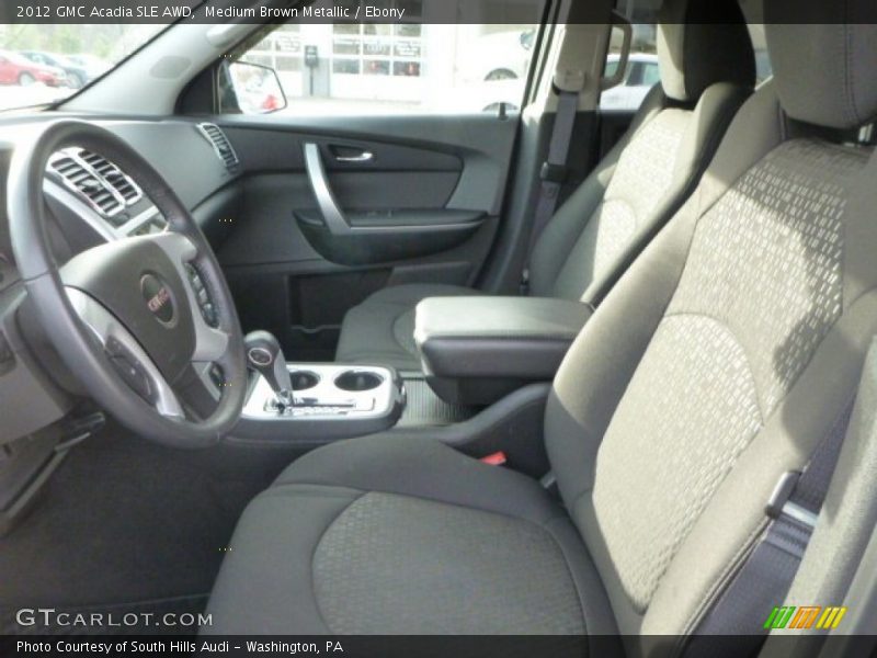 Medium Brown Metallic / Ebony 2012 GMC Acadia SLE AWD