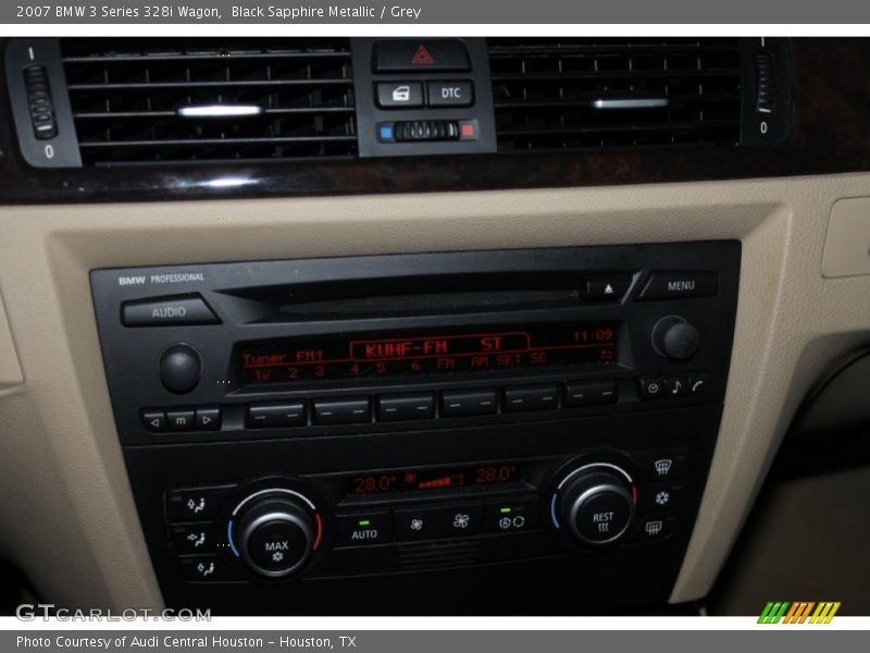 Black Sapphire Metallic / Grey 2007 BMW 3 Series 328i Wagon