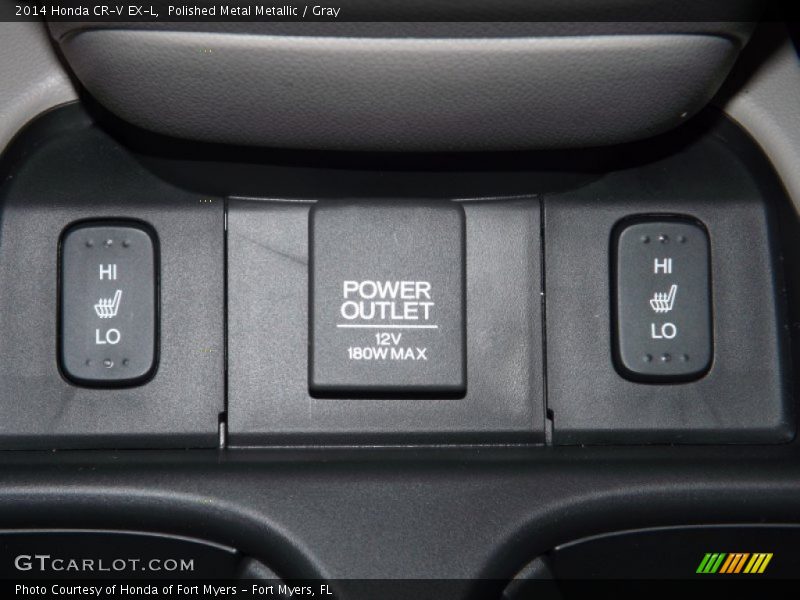 Polished Metal Metallic / Gray 2014 Honda CR-V EX-L