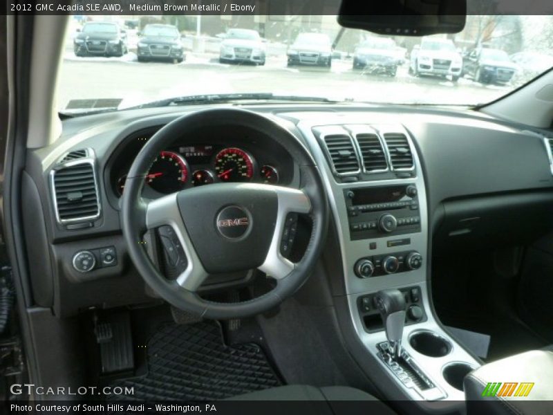 Medium Brown Metallic / Ebony 2012 GMC Acadia SLE AWD