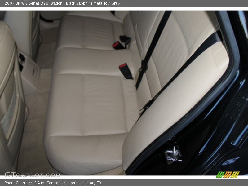 Black Sapphire Metallic / Grey 2007 BMW 3 Series 328i Wagon