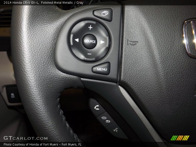 Polished Metal Metallic / Gray 2014 Honda CR-V EX-L