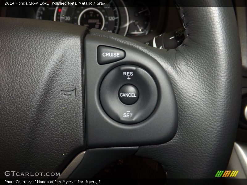 Polished Metal Metallic / Gray 2014 Honda CR-V EX-L