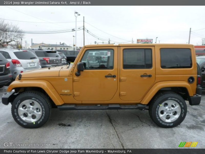 Amp'd / Black 2014 Jeep Wrangler Unlimited Sahara 4x4