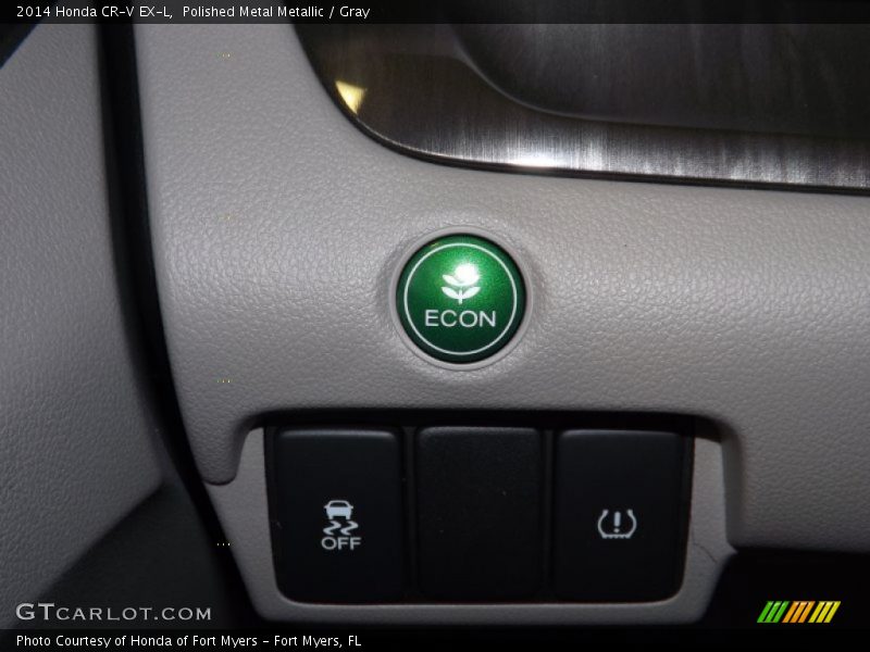 Polished Metal Metallic / Gray 2014 Honda CR-V EX-L