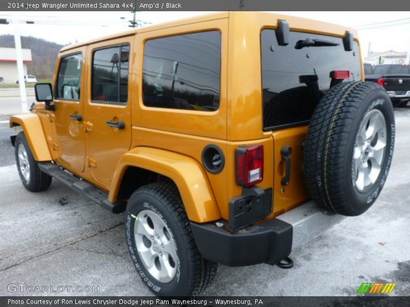 Amp'd / Black 2014 Jeep Wrangler Unlimited Sahara 4x4