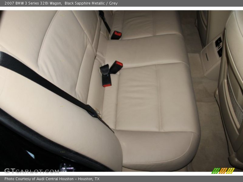 Black Sapphire Metallic / Grey 2007 BMW 3 Series 328i Wagon