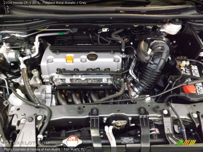 Polished Metal Metallic / Gray 2014 Honda CR-V EX-L