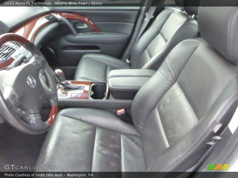 Alberta White Pearl / Ebony 2010 Acura RL Technology