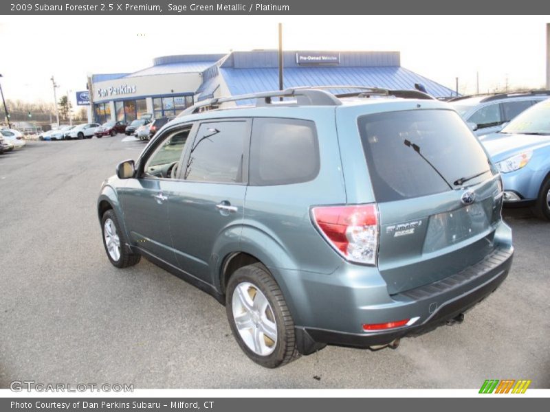 Sage Green Metallic / Platinum 2009 Subaru Forester 2.5 X Premium