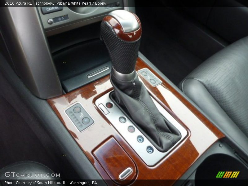Alberta White Pearl / Ebony 2010 Acura RL Technology