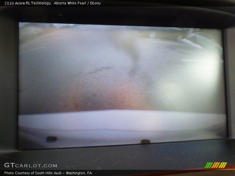 Alberta White Pearl / Ebony 2010 Acura RL Technology