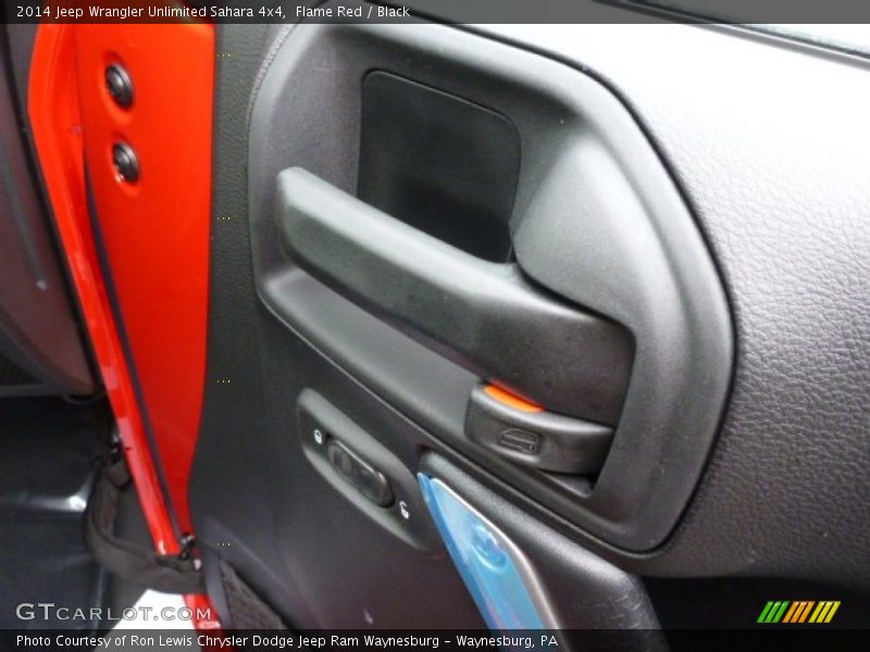 Flame Red / Black 2014 Jeep Wrangler Unlimited Sahara 4x4