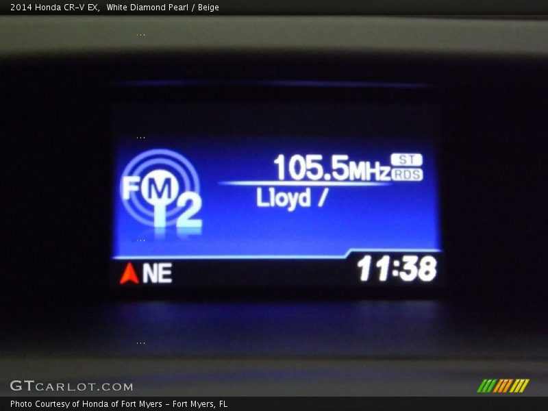 White Diamond Pearl / Beige 2014 Honda CR-V EX