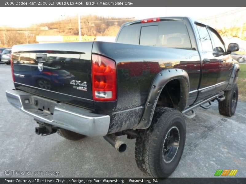 Black / Medium Slate Gray 2006 Dodge Ram 2500 SLT Quad Cab 4x4