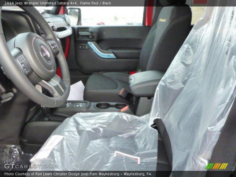 Flame Red / Black 2014 Jeep Wrangler Unlimited Sahara 4x4