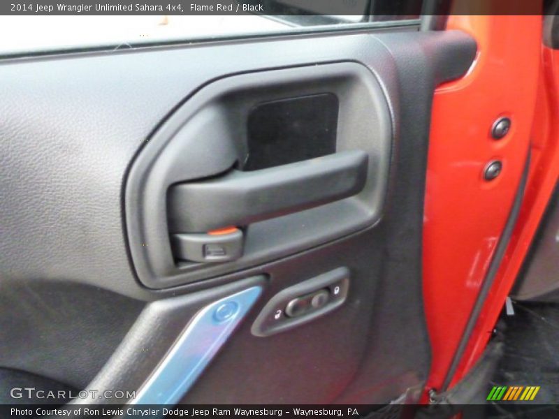 Flame Red / Black 2014 Jeep Wrangler Unlimited Sahara 4x4