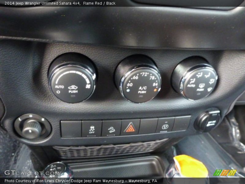 Flame Red / Black 2014 Jeep Wrangler Unlimited Sahara 4x4
