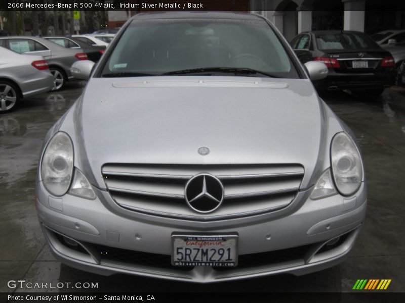 Iridium Silver Metallic / Black 2006 Mercedes-Benz R 500 4Matic