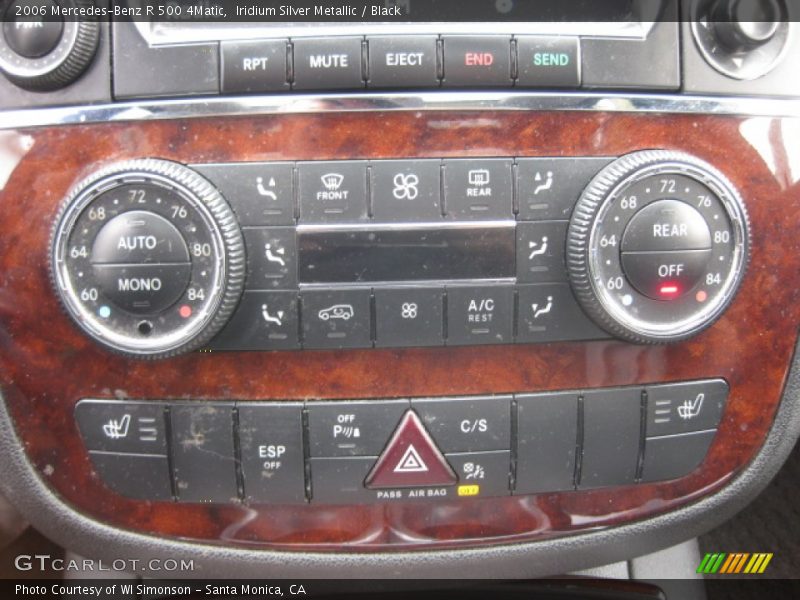 Iridium Silver Metallic / Black 2006 Mercedes-Benz R 500 4Matic