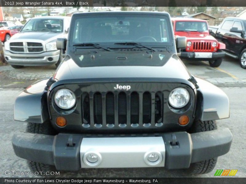 Black / Black 2013 Jeep Wrangler Sahara 4x4